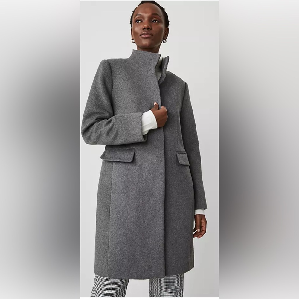 Ann Taylor Gray Pea Coat